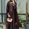 Embroidered luxury ensemble for festive occasions