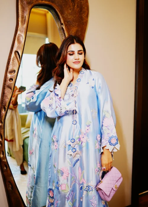 Luxury pret outfit crafted with fine detailing